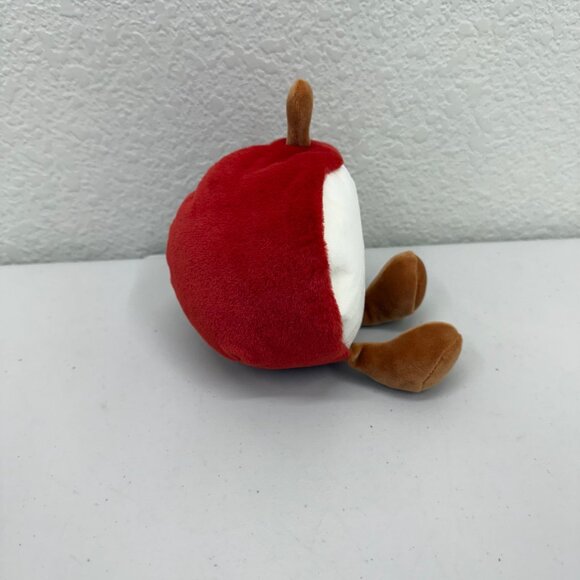 Giggle Scape Red Apple Plush Stuffed Soft Cuddle Toy Teacher - Picture 2 of 5